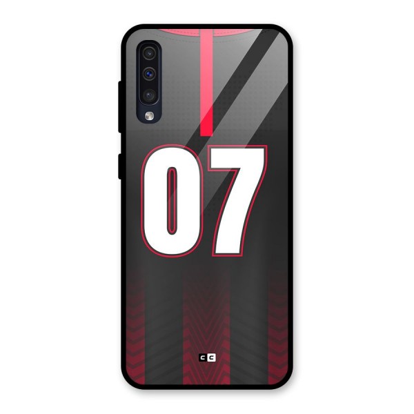 Jersy No 7 Glass Back Case for Galaxy A50
