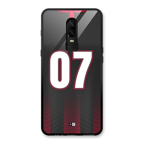 Jersy No 7 Glass Back Case for OnePlus 6