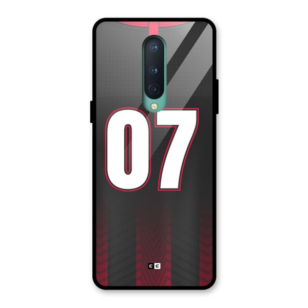 Jersy No 7 Glass Back Case for OnePlus 8