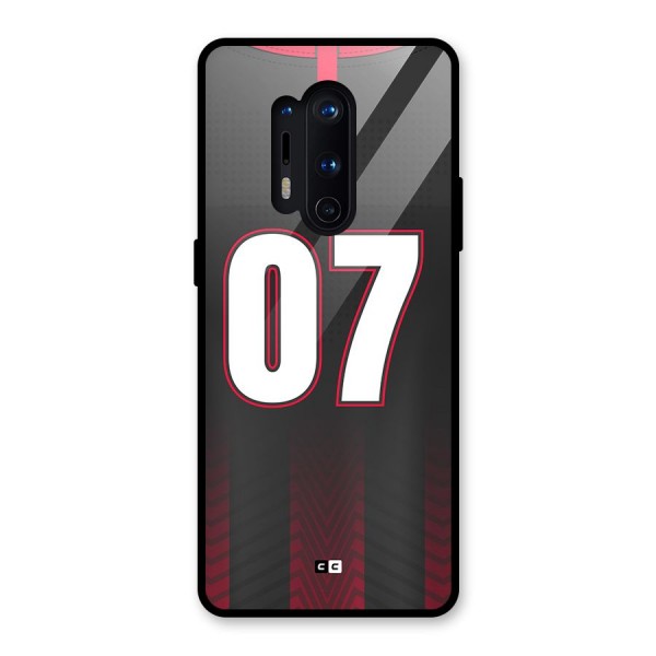 Jersy No 7 Glass Back Case for OnePlus 8 Pro