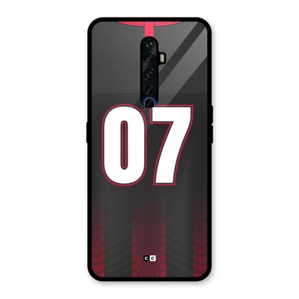 Jersy No 7 Glass Back Case for Oppo Reno2 F