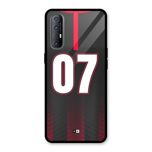 Jersy No 7 Glass Back Case for Oppo Reno3 Pro