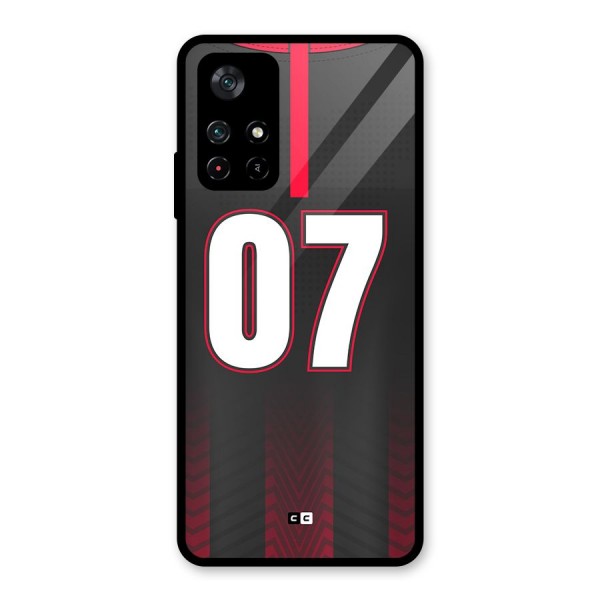 Jersy No 7 Glass Back Case for Poco M4 Pro 5G
