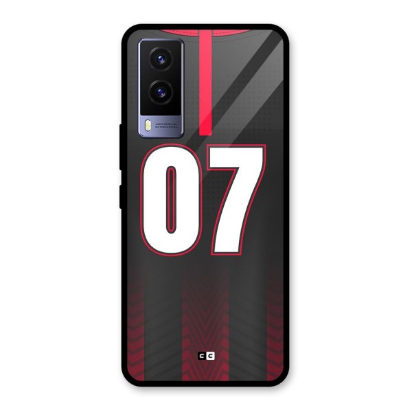 Jersy No 7 Glass Back Case for Vivo V21e 5G