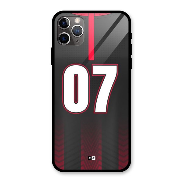 Jersy No 7 Glass Back Case for iPhone 11 Pro Max