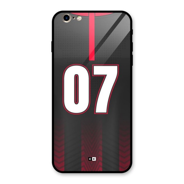 Jersy No 7 Glass Back Case for iPhone 6 Plus 6S Plus