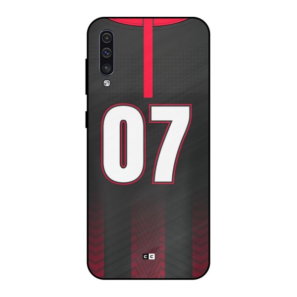 Jersy No 7 Metal Back Case for Galaxy A30s