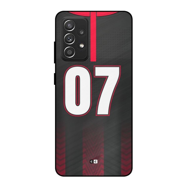 Jersy No 7 Metal Back Case for Galaxy A52s 5G