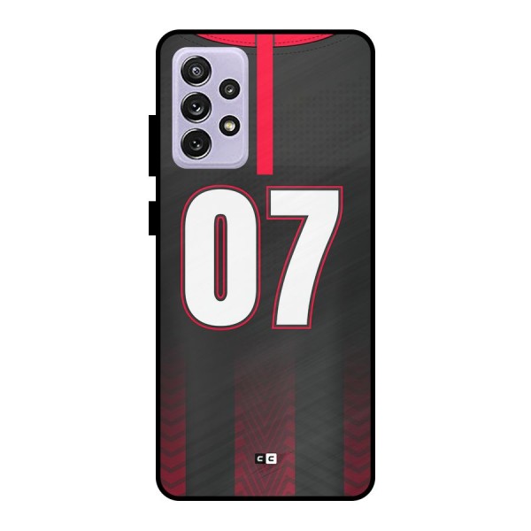Jersy No 7 Metal Back Case for Galaxy A72