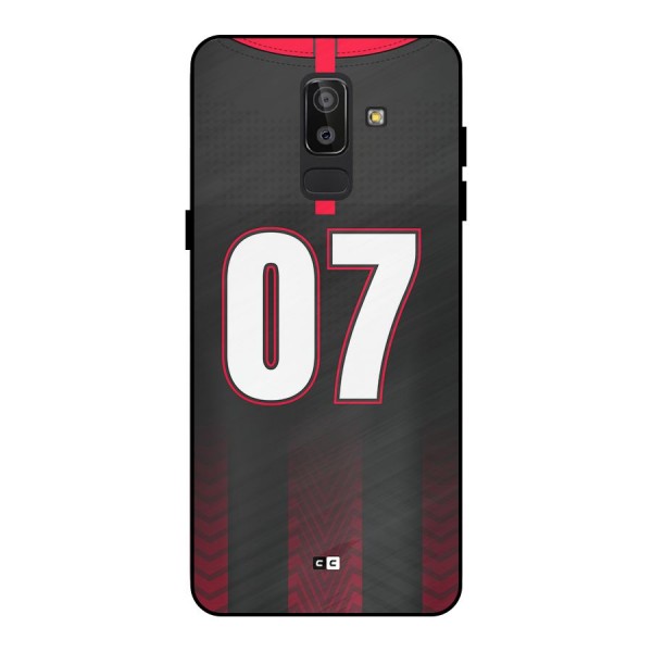 Jersy No 7 Metal Back Case for Galaxy J8