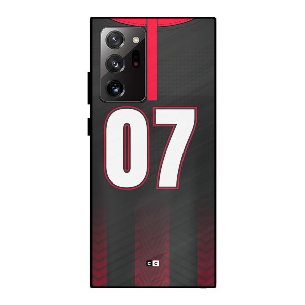 Jersy No 7 Metal Back Case for Galaxy Note 20 Ultra
