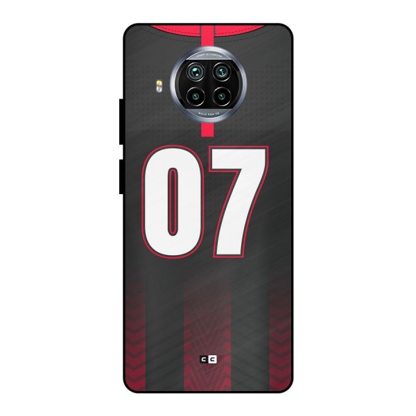 Jersy No 7 Metal Back Case for Mi 10i