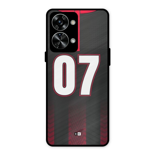 Jersy No 7 Metal Back Case for OnePlus Nord 2T