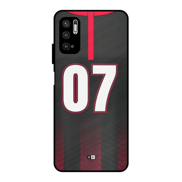 Jersy No 7 Metal Back Case for Poco M3 Pro 5G