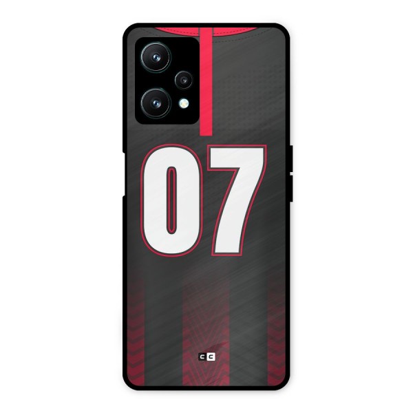 Jersy No 7 Metal Back Case for Realme 9 Pro 5G