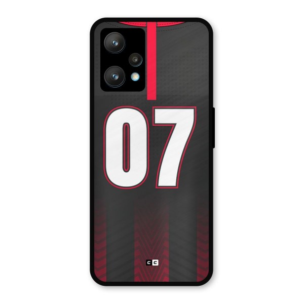 Jersy No 7 Metal Back Case for Realme 9 Pro Plus 5G