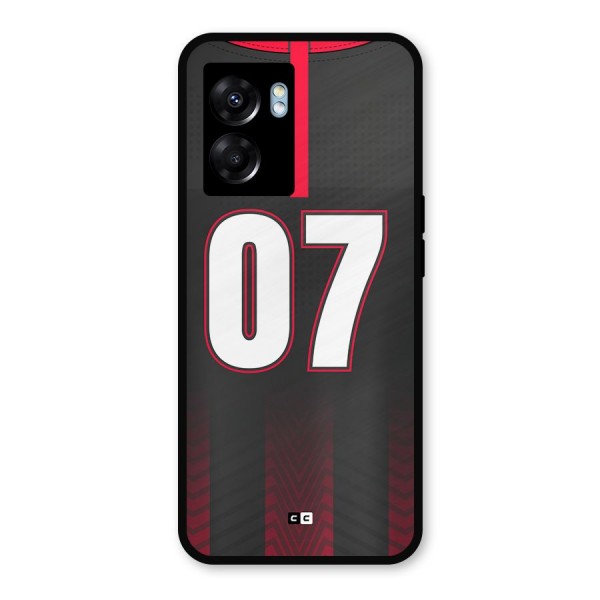 Jersy No 7 Metal Back Case for Realme Narzo 50 5G