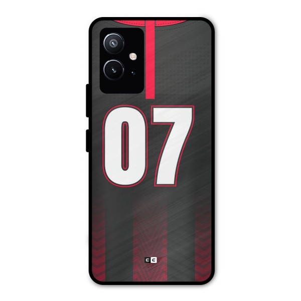 Jersy No 7 Metal Back Case for Vivo T1 5G
