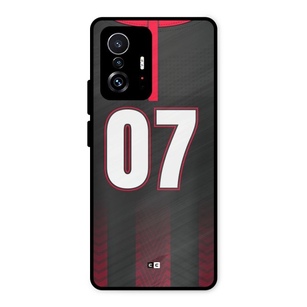 Jersy No 7 Metal Back Case for Xiaomi 11T Pro