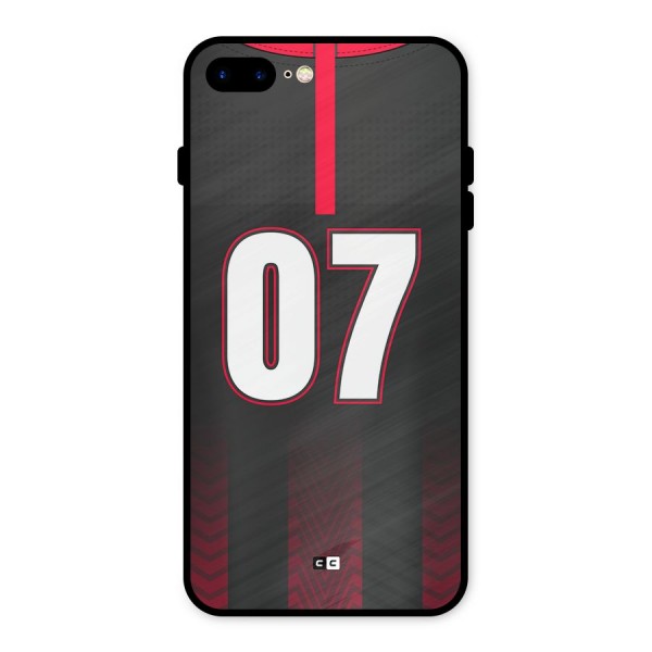 Jersy No 7 Metal Back Case for iPhone 8 Plus