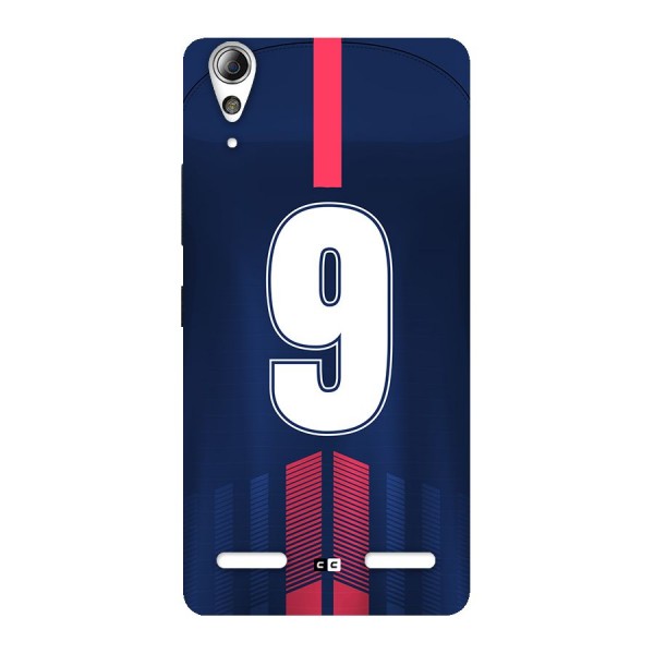 Jersy No 9 Back Case for Lenovo A6000 Plus