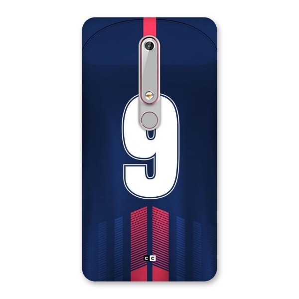 Jersy No 9 Back Case for Nokia 6.1
