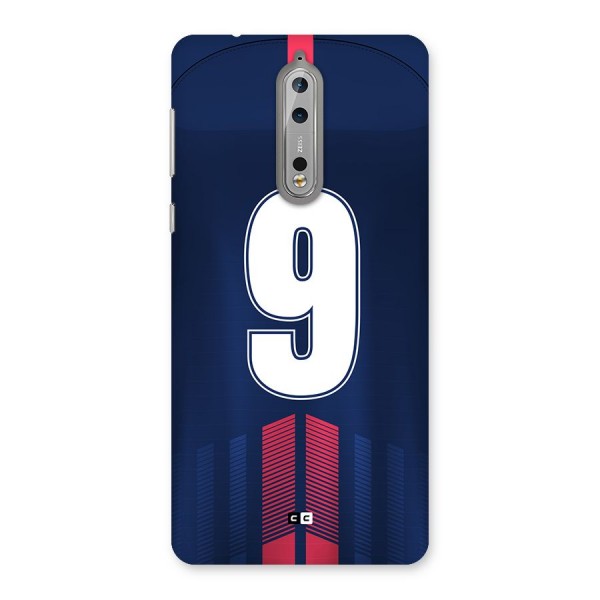 Jersy No 9 Back Case for Nokia 8