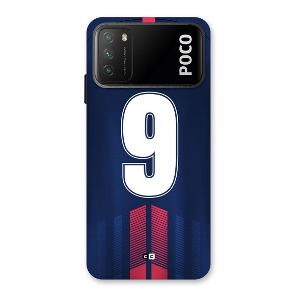 Jersy No 9 Back Case for Poco M3