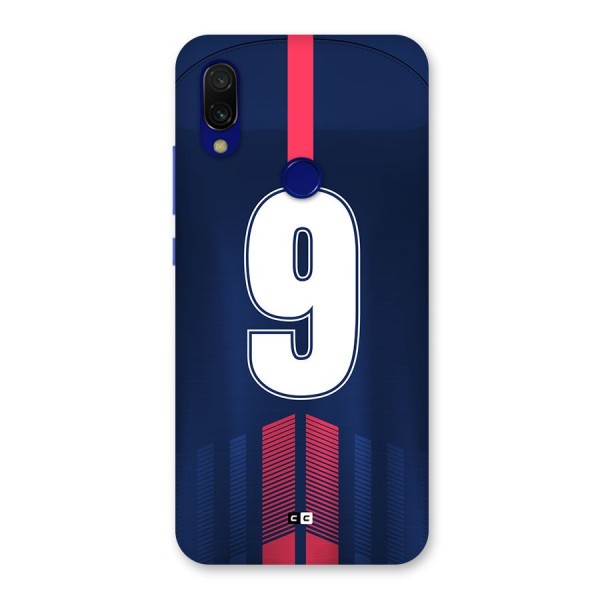 Jersy No 9 Back Case for Redmi 7