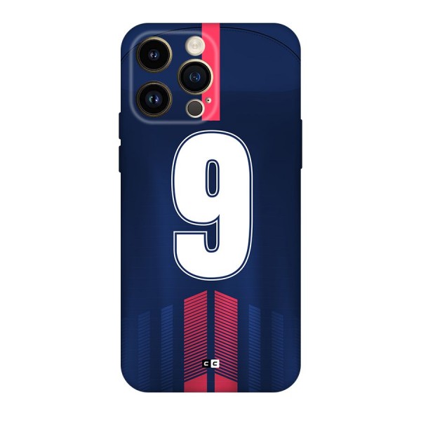 Jersy No 9 Back Case for iPhone 14 Pro Max