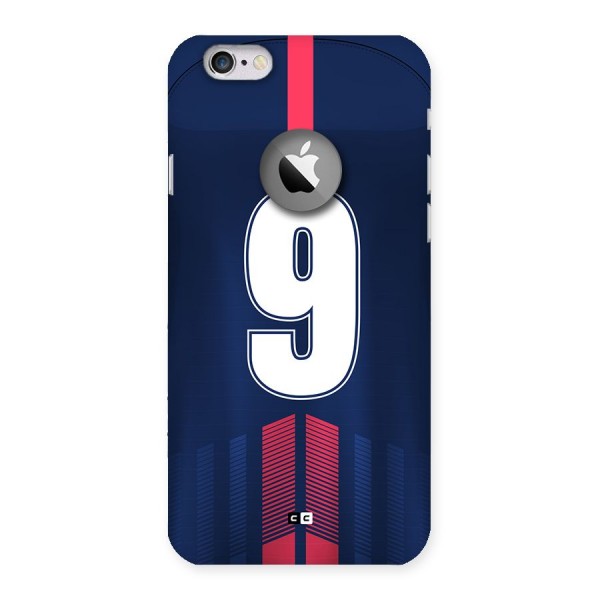 Jersy No 9 Back Case for iPhone 6 Logo Cut