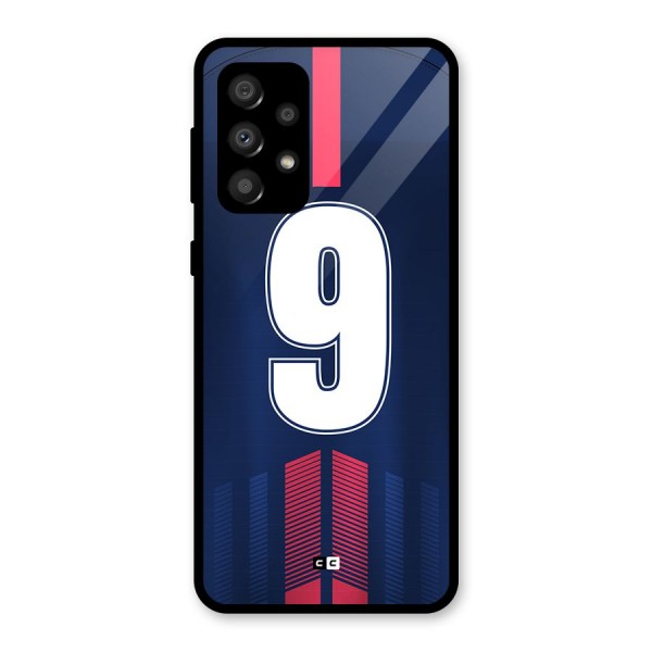 Jersy No 9 Glass Back Case for Galaxy A32