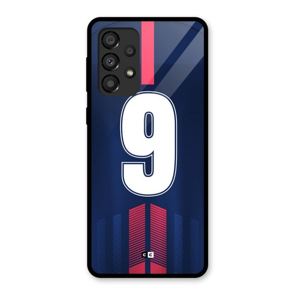 Jersy No 9 Glass Back Case for Galaxy A33 5G
