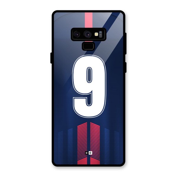 Jersy No 9 Glass Back Case for Galaxy Note 9