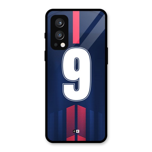 Jersy No 9 Glass Back Case for OnePlus Nord 2 5G