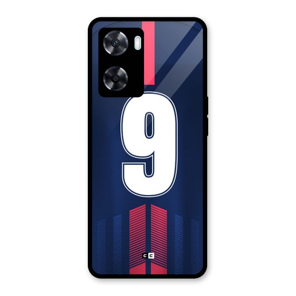Jersy No 9 Glass Back Case for Oppo A77