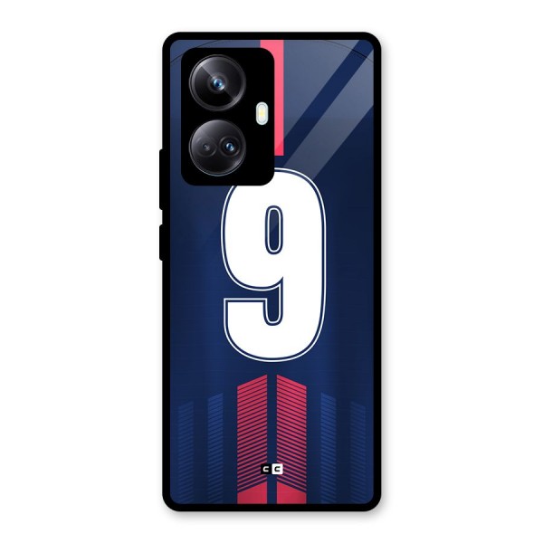Jersy No 9 Glass Back Case for Realme 10 Pro Plus
