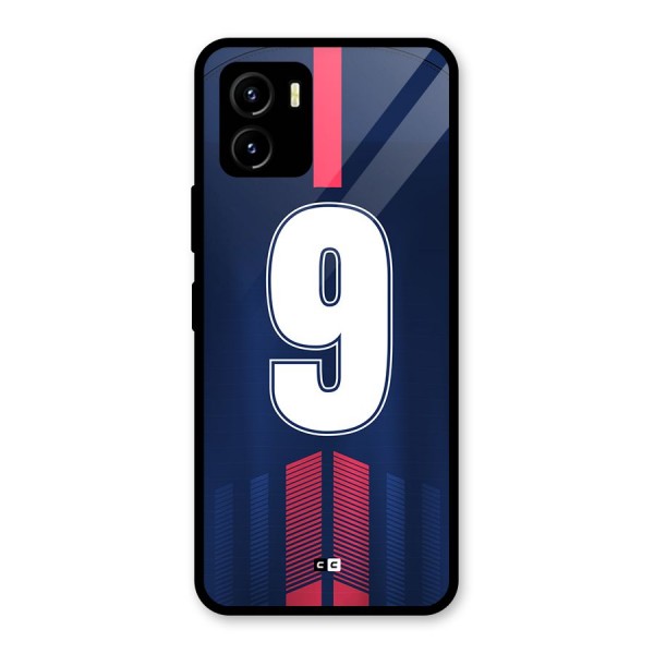 Jersy No 9 Glass Back Case for Vivo Y15s