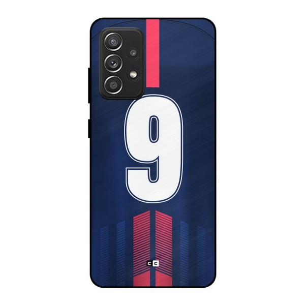 Jersy No 9 Metal Back Case for Galaxy A52s 5G
