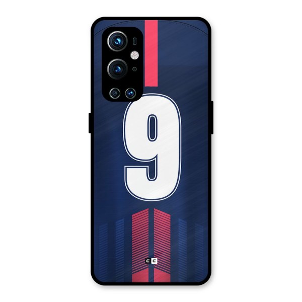 Jersy No 9 Metal Back Case for OnePlus 9 Pro