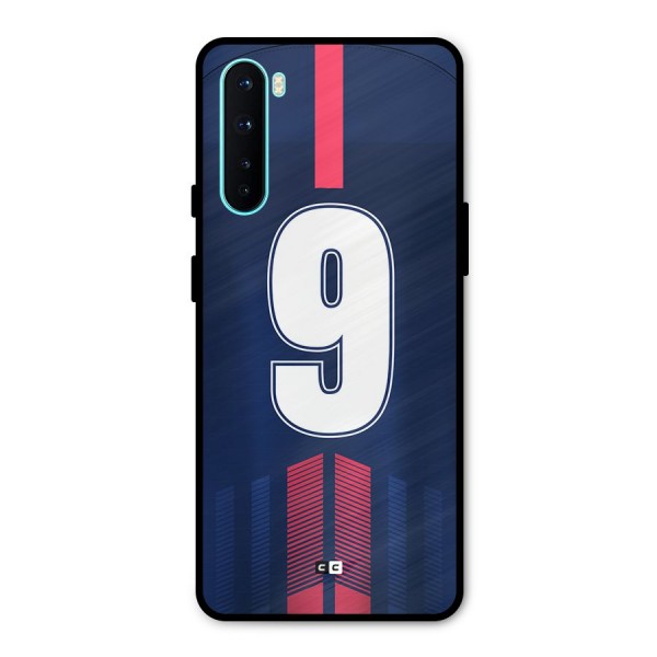 Jersy No 9 Metal Back Case for OnePlus Nord