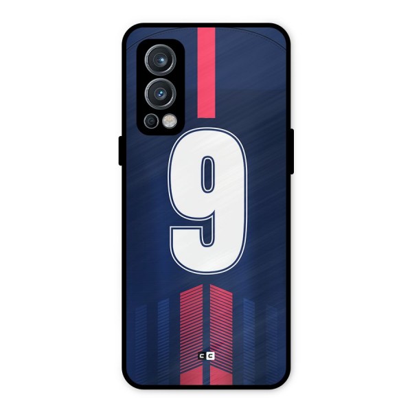 Jersy No 9 Metal Back Case for OnePlus Nord 2 5G