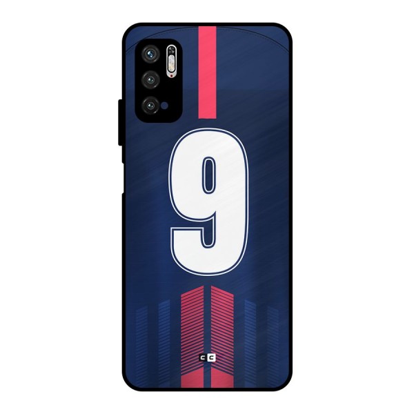 Jersy No 9 Metal Back Case for Poco M3 Pro 5G