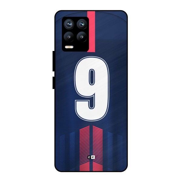 Jersy No 9 Metal Back Case for Realme 8 Pro