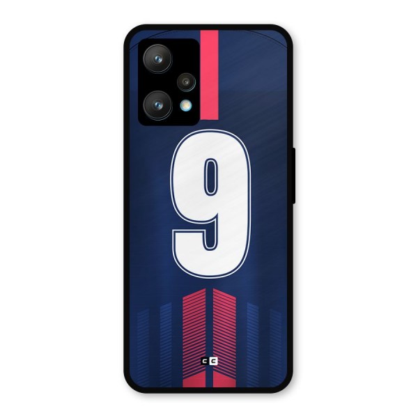 Jersy No 9 Metal Back Case for Realme 9 Pro Plus 5G