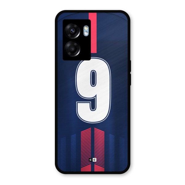 Jersy No 9 Metal Back Case for Realme Narzo 50 5G