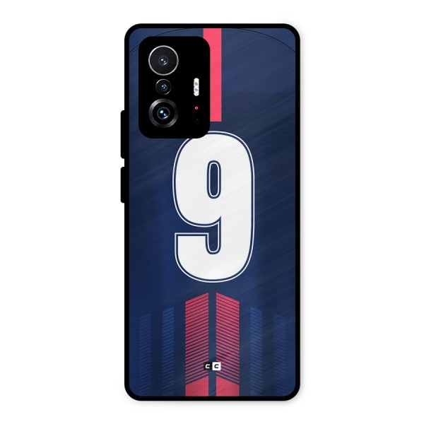 Jersy No 9 Metal Back Case for Xiaomi 11T Pro
