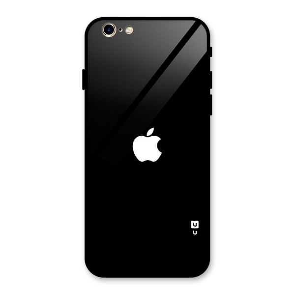 Jet Black Apple Special Glass Back Case for iPhone 6 6S