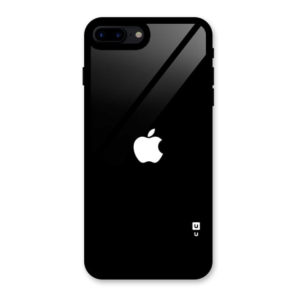 Jet Black Apple Special Glass Back Case for iPhone 7 Plus