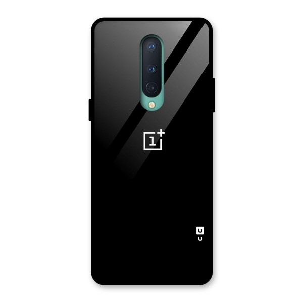 Jet Black OnePlus Special Glass Back Case for OnePlus 8